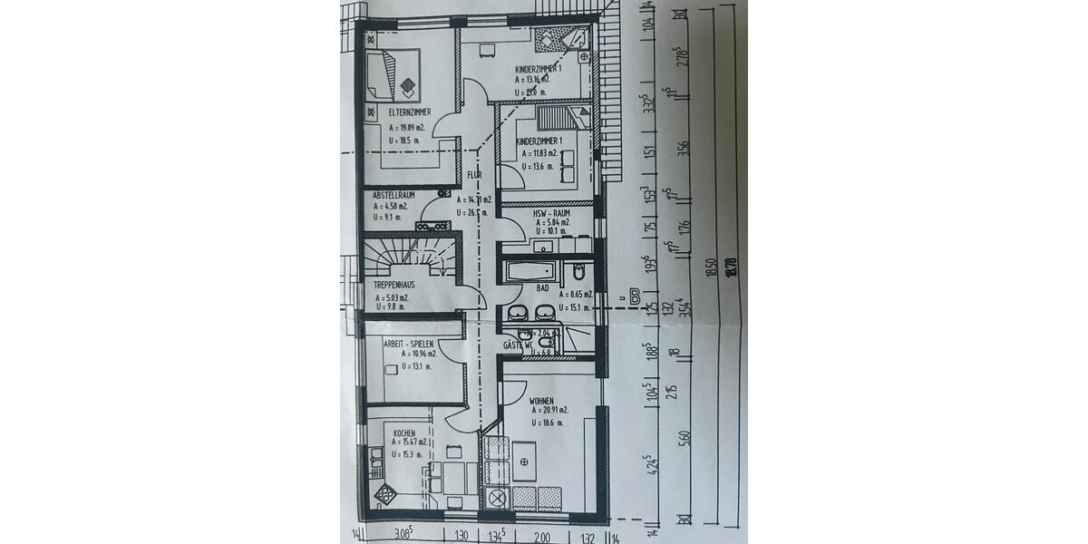 Etagenwohnung Langenberg - 5 Zimmer, 120 m&sup2;, 1.200&euro; | Angebot:26620044