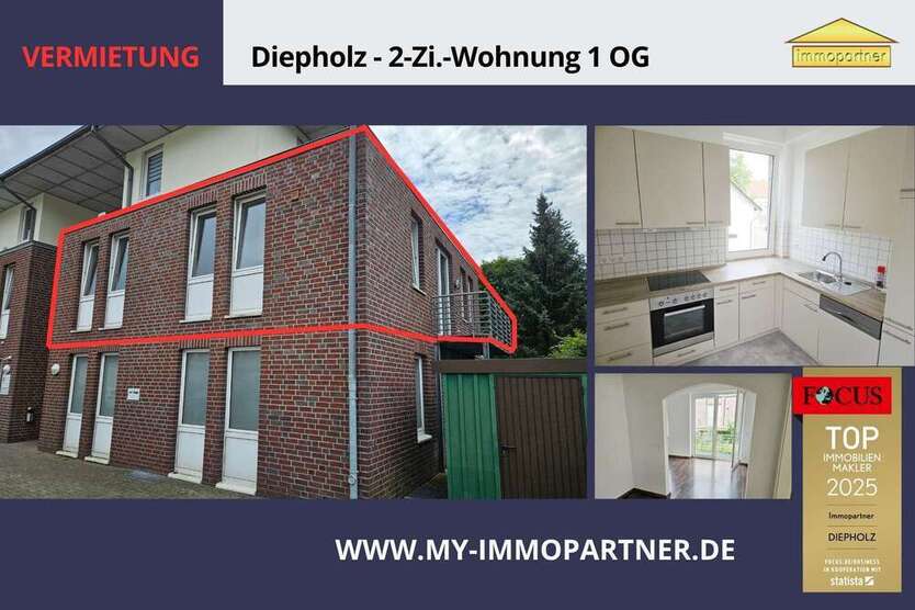 Wohnung zum Mieten in Diepholz 575 € 60.78 m²
