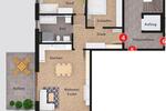 Etagenwohnung Nabburg - 3 Zimmer, 92 m&sup2;, 1.065&euro; | Angebot:26531539