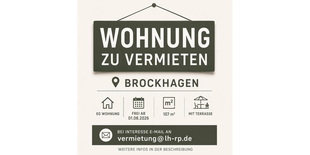 Erdgeschoßwohnung Steinhagen - 4 Zimmer, 107 m&sup2;, 679&euro; | Angebot:26663115