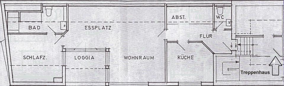 Korschenbroich Glehn, 2ZKDB, G-WC, Loggia, 103,5m², 1.OG zimmer