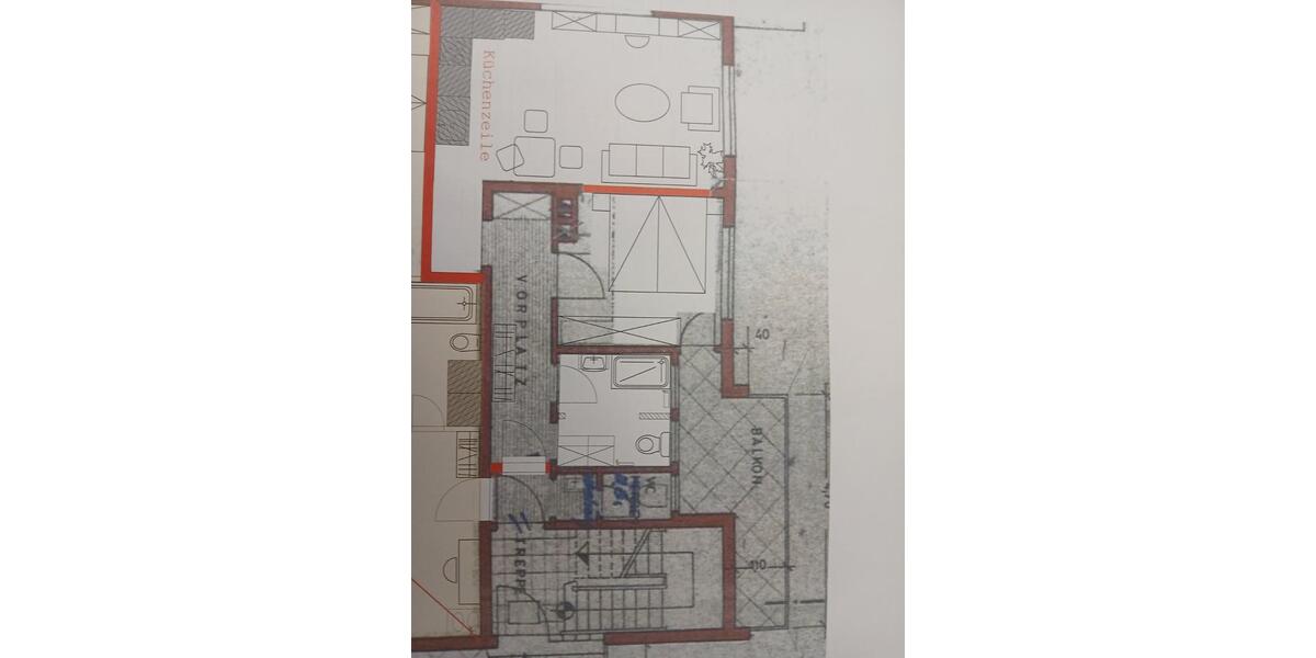 Erdgeschoßwohnung Baiersbronn - 1.5 Zimmer, 55 m&sup2;, 400&euro; | Angebot:24605877