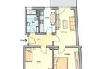 StadtWohnung, 3,5-Räume mit Balkon im 1. Obergeschoss