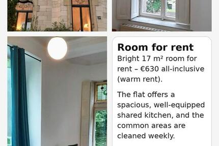 Wohnen auf Zeit Bonn Bad Godesberg - 1 Zimmer, 17 m&sup2;, 630&euro; | Angebot:24438102