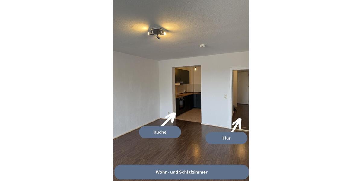 Etagenwohnung Braunschweig Lehndorf-Watenbüttel - 1 Zimmer, 40 m&sup2;, 480&euro; | Angebot:26040388