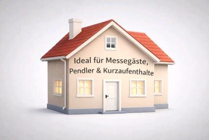 Wohnung für Messegäste, Pendler & Kurzaufenthalte. Ruhige Lage 2 zimmer