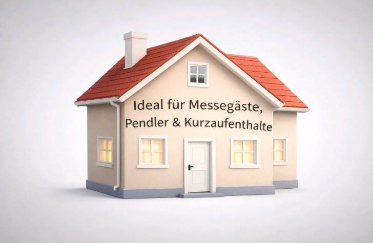 Wohnung für Messegäste, Pendler & Kurzaufenthalte. Ruhige Lage 2 zimmer