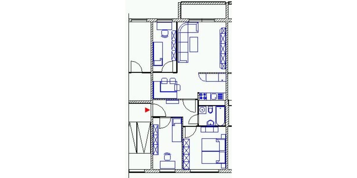 Etagenwohnung Zschopau - 4 Zimmer, 68 m&sup2;, 340&euro; | Angebot:24704353