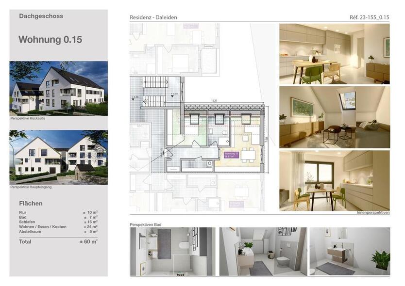 1 NeubauWohnung in Daleiden zu vermieten