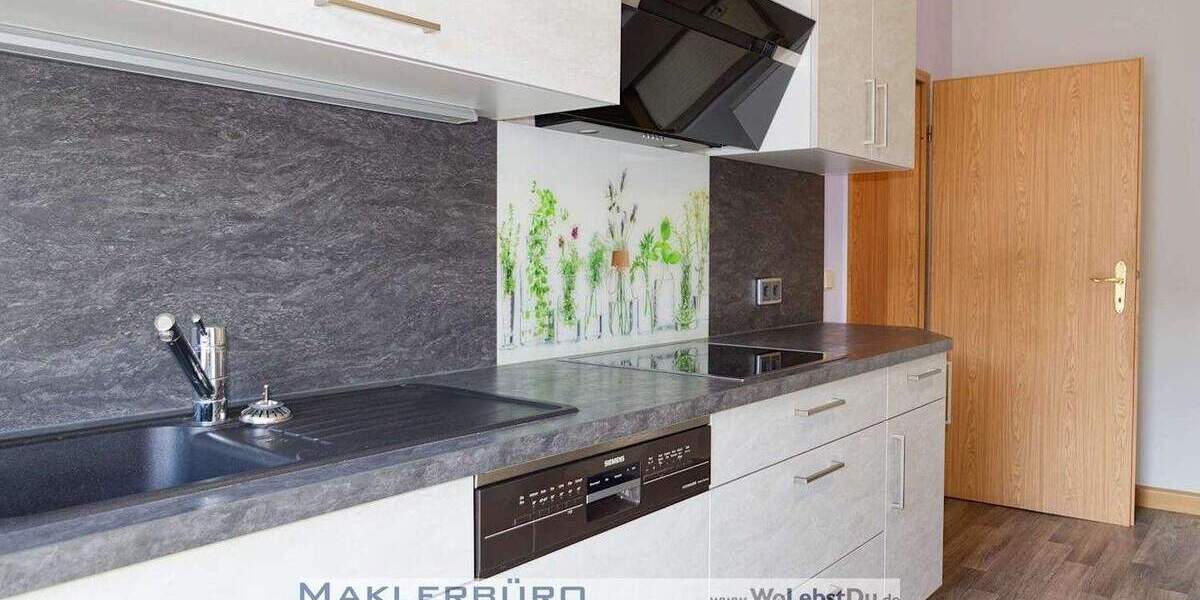 Einkaufsgünstige Zweiraumwohnung mit Einbauküche und Balkon 2 zimmer