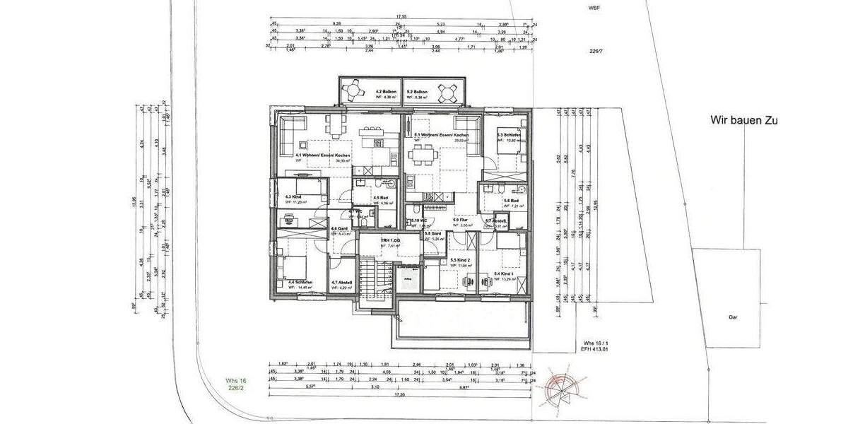 Etagenwohnung Friedrichshafen Fischbach - 4 Zimmer, 94 m&sup2;, 1.580&euro; | Angebot:24669670