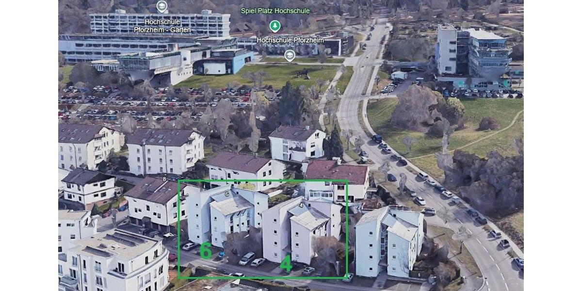 Wohnen auf Zeit Pforzheim - 1 Zimmer, 36 m&sup2;, 370&euro; | Angebot:26594577