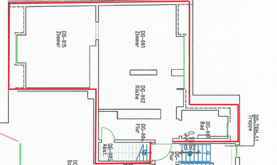 Dachgeschoßwohnung Templin - 2 Zimmer, 53 m&sup2;, 532&euro; | Angebot:24953553