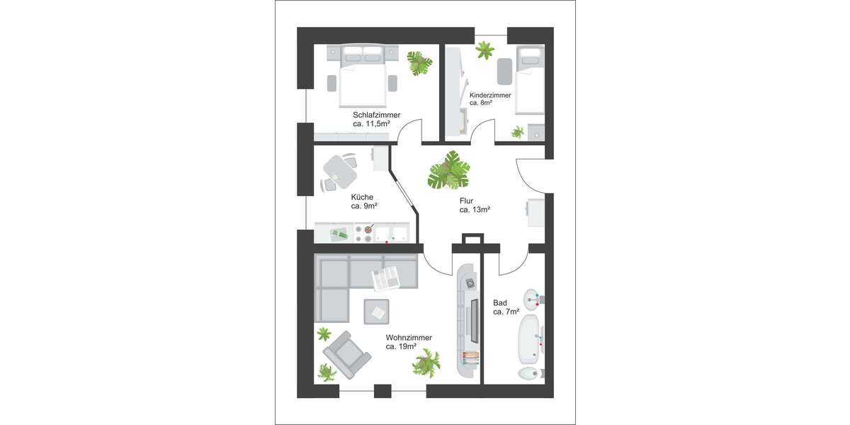 Etagenwohnung Oelsnitz Oelsnitz - 3 Zimmer, 70 m&sup2;, 385&euro; | Angebot:26150148