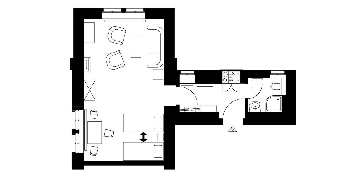 Dresden Villa Haniel Apartment Frieda 1 zimmer