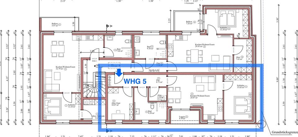 Etagenwohnung Löningen - 3 Zimmer, 75 m&sup2;, 790&euro; | Angebot:26611271