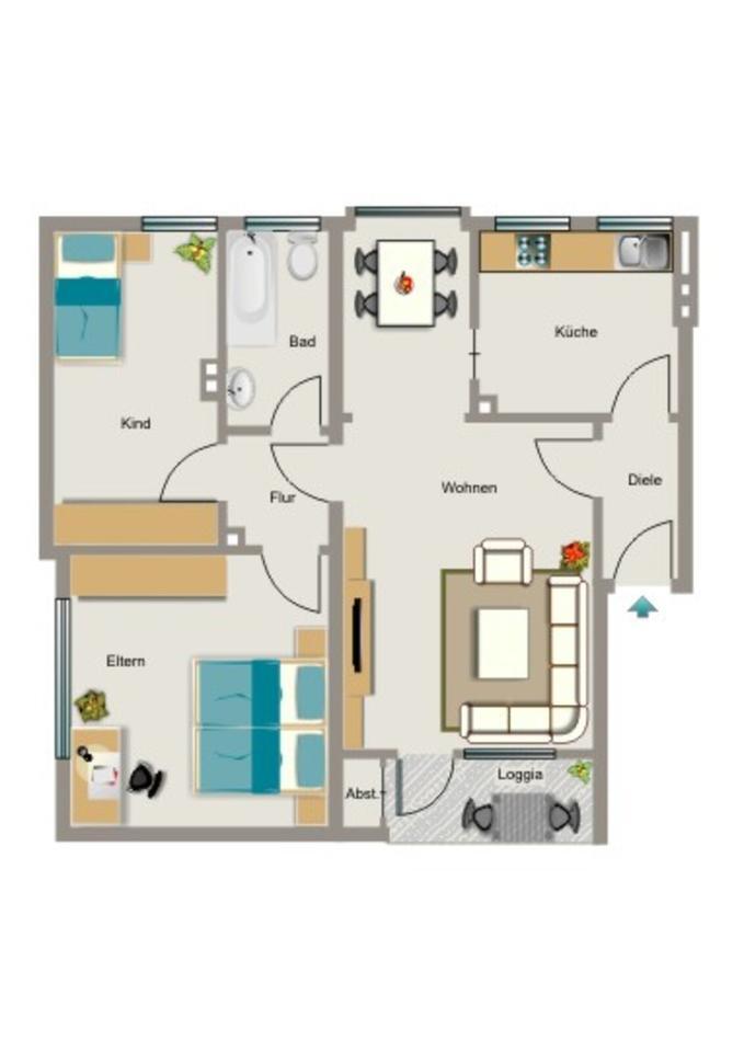 Wohnfühlen bei VIVAWEST zimmer