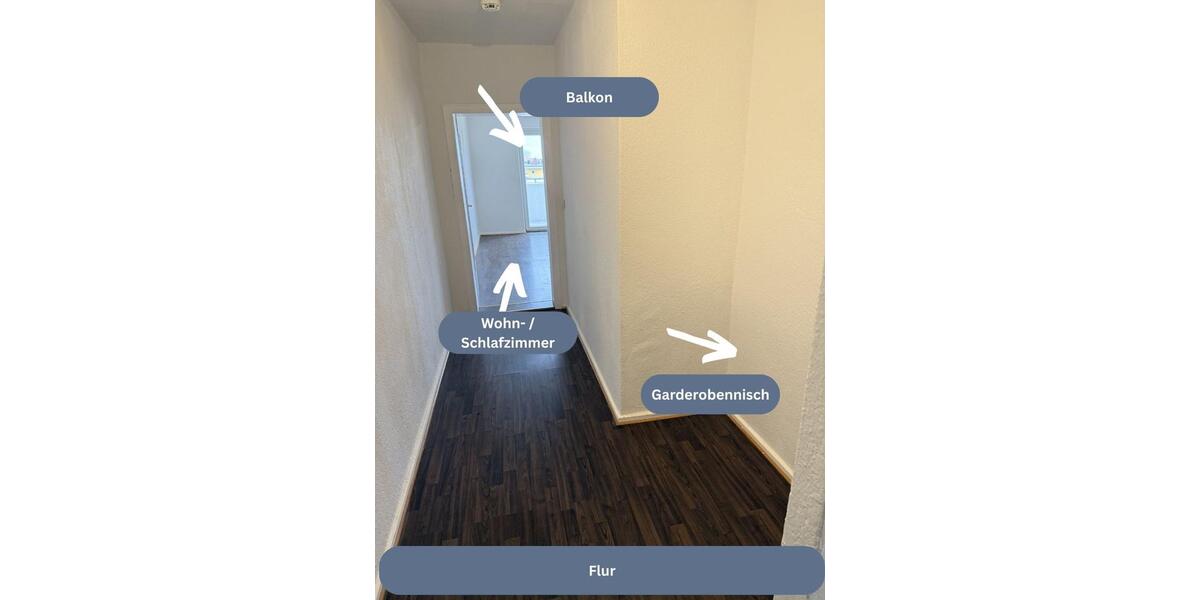 Etagenwohnung Braunschweig Lehndorf-Watenbüttel - 1 Zimmer, 40 m&sup2;, 480&euro; | Angebot:26040388