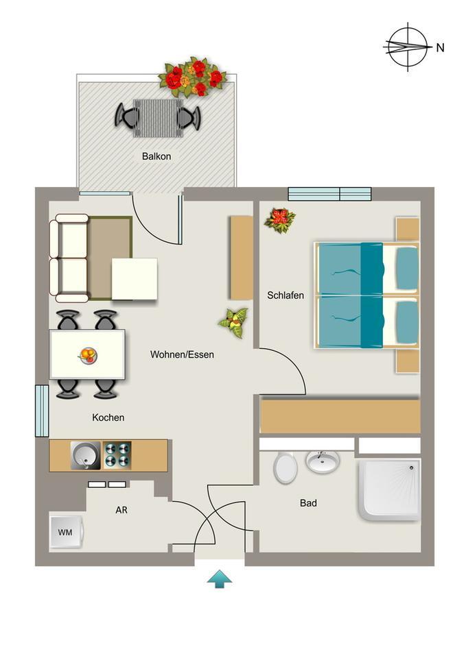 Mit einer Wohnung von VIVAWEST liegt das GLÜCK AUF Ihrer Seite. zimmer