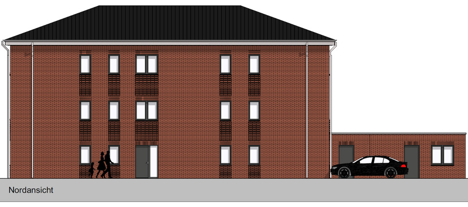 Etagenwohnung Nordhorn Bakelde - 3 Zimmer, 80 m&sup2;, 975&euro; | Angebot:24814256