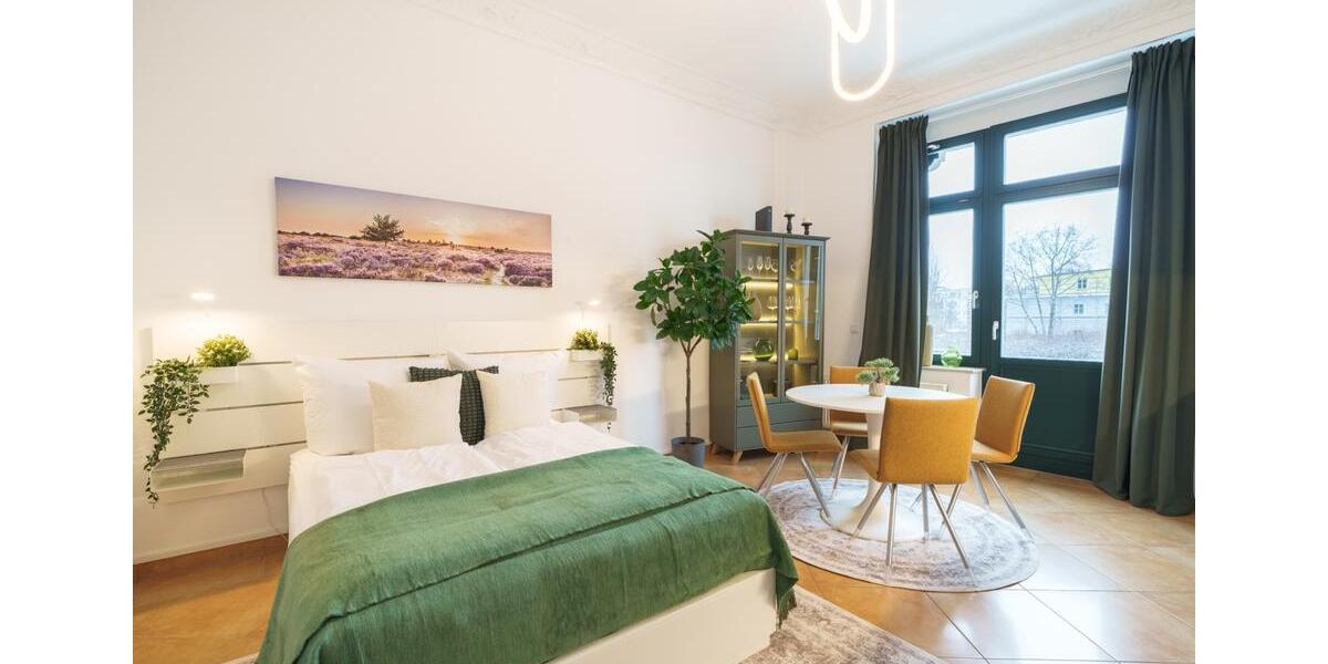 Wohnen auf Zeit Dresden Neustadt - 1 Zimmer, 40 m&sup2;, 95&euro; | Angebot:25238902