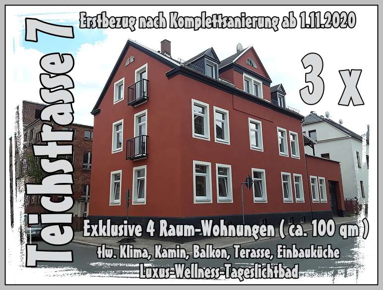 Etagenwohnung ZEULENRODA - ZENTRUM ZENTRUM - 4 Zimmer, 100 m&sup2;, 599&euro; | Angebot:24525394