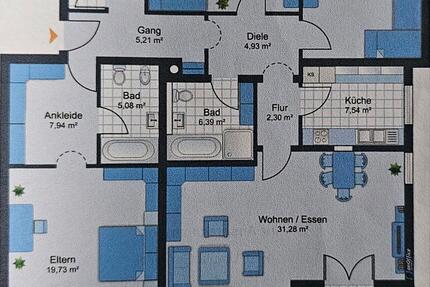 Wohnung Großaitingen - 4 Zimmer, 131 m&sup2;, 1.450&euro; | Angebot:26482724
