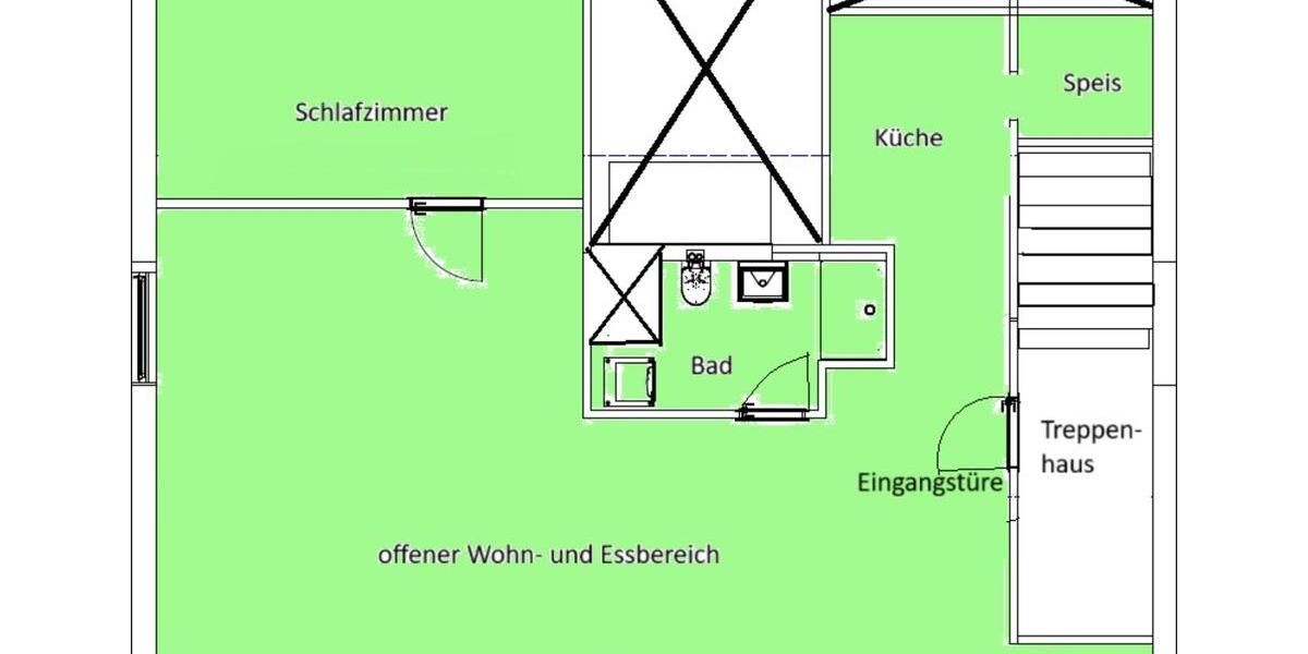 Dachgeschoßwohnung Marktoberdorf - 2 Zimmer, 1.020&euro; | Angebot:23432349