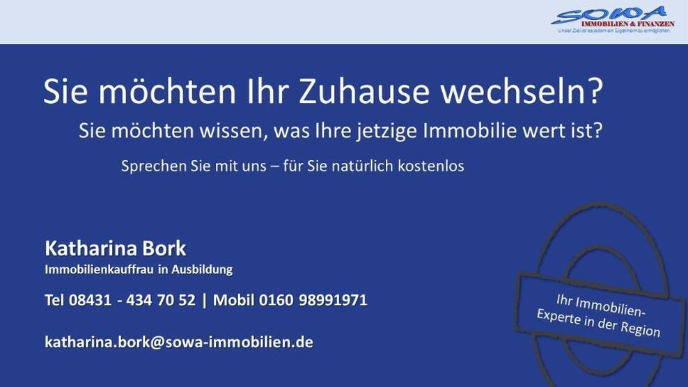 4 Zimmer Wohnung mit Balkon in zentrumsnaher Lage in Neuburg zu vermieten - Ein neues Zuhause von SOWA Immobilien und Finanzen Ihr Experte vor Ort