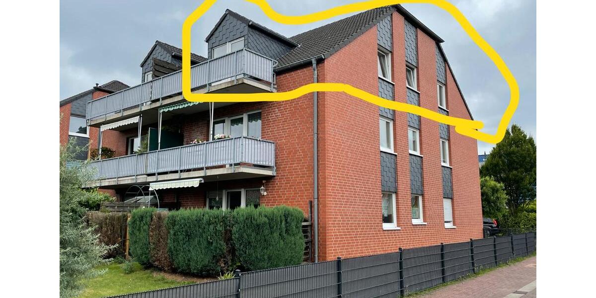 Dachgeschoßwohnung Schermbeck - 2.5 Zimmer, 62 m&sup2;, 450&euro; | Angebot:26646847