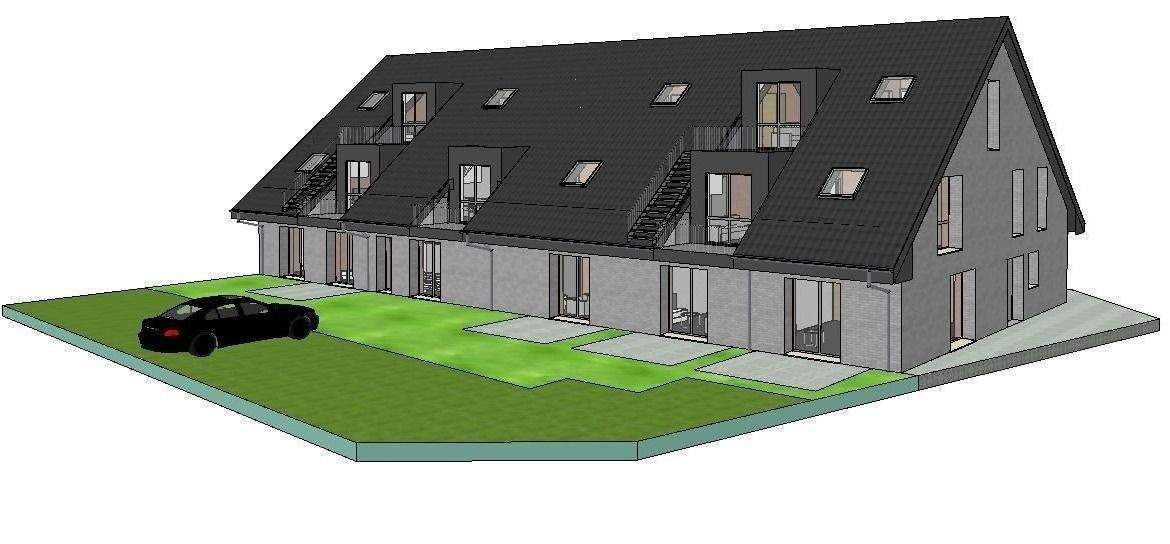 Moderne Neubauwohnung 1.OG mit Balkon und Aufzug 2 zimmer