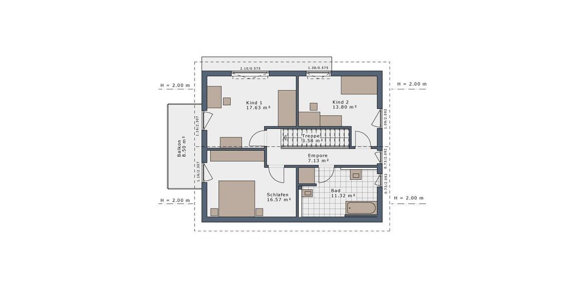 Einfamilienhaus Burladingen - 5 Zimmer, 140 m&sup2;, 1.840&euro; | Angebot:23871863
