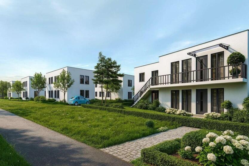 Neubau-Erstbezug – moderne 3-Zimmer-Wohnung mit Balkon in Dabendorf