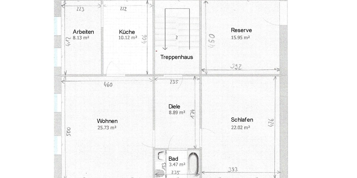 helle Drei-Zimmer-Wohnung in ruhiger Lage mit guter Fernsicht 3 zimmer