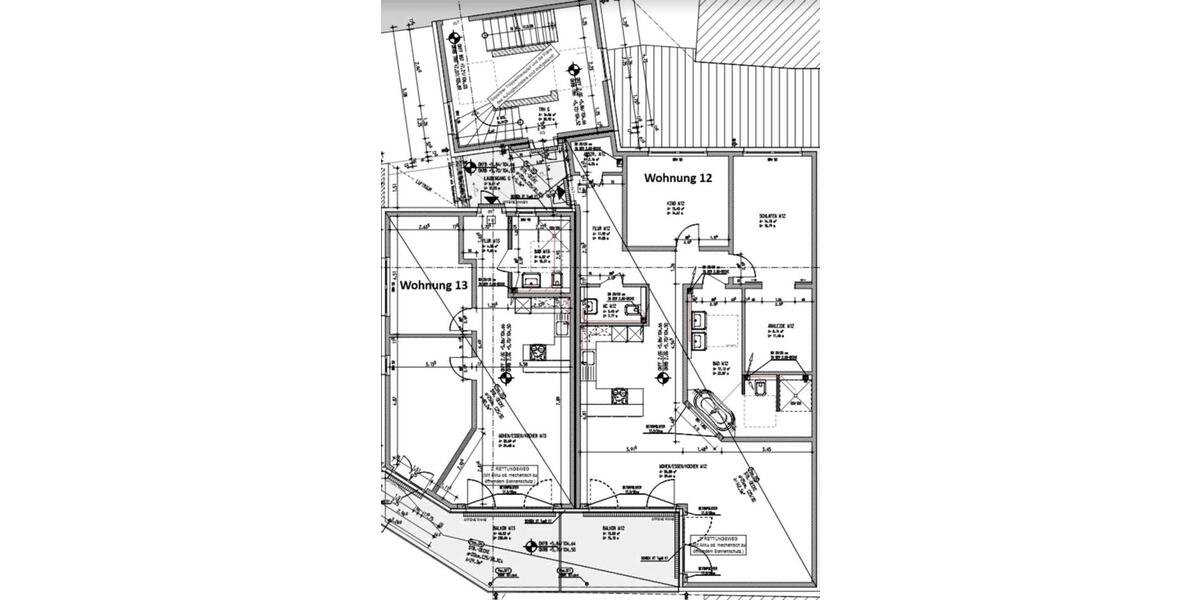 Dachgeschoßwohnung Lage - 3 Zimmer, 110 m&sup2;, 1.544&euro; | Angebot:24769508