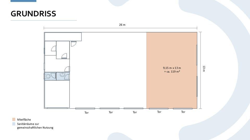 Gewerbeobjekt Homburg - 1.050&euro; | Angebot:26013792