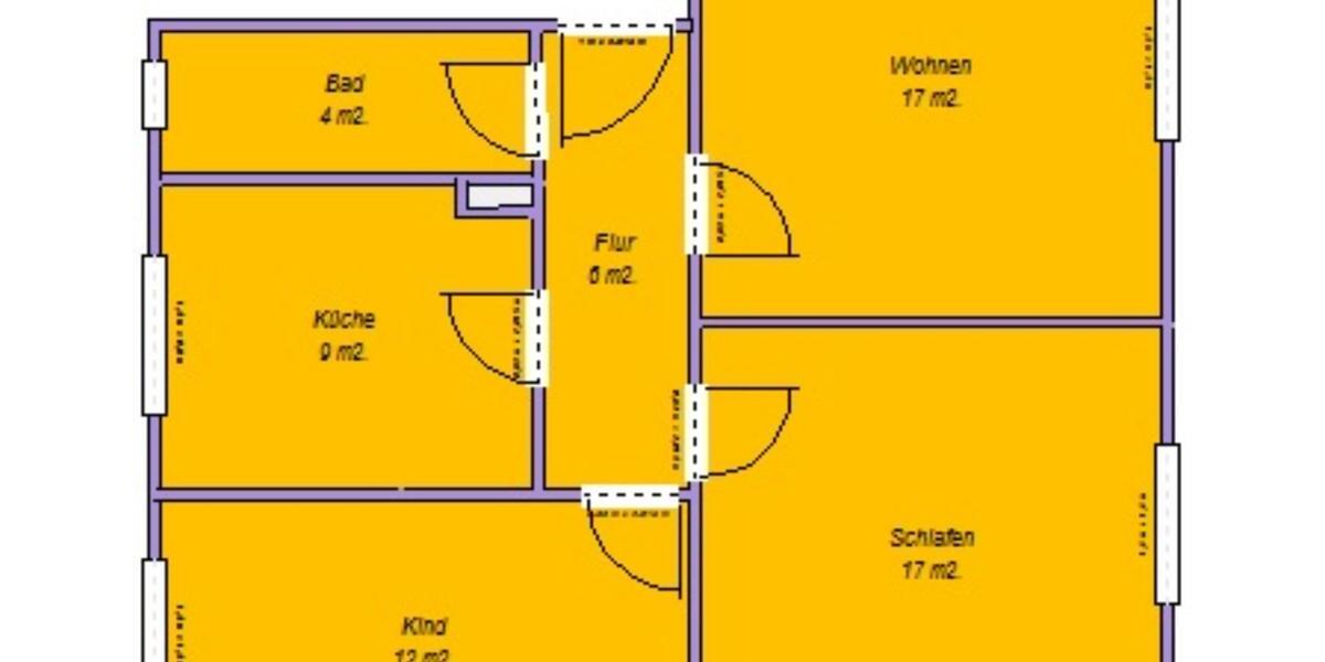 Etagenwohnung Treuenbrietzen - 3 Zimmer, 67 m&sup2;, 619&euro; | Angebot:24878161