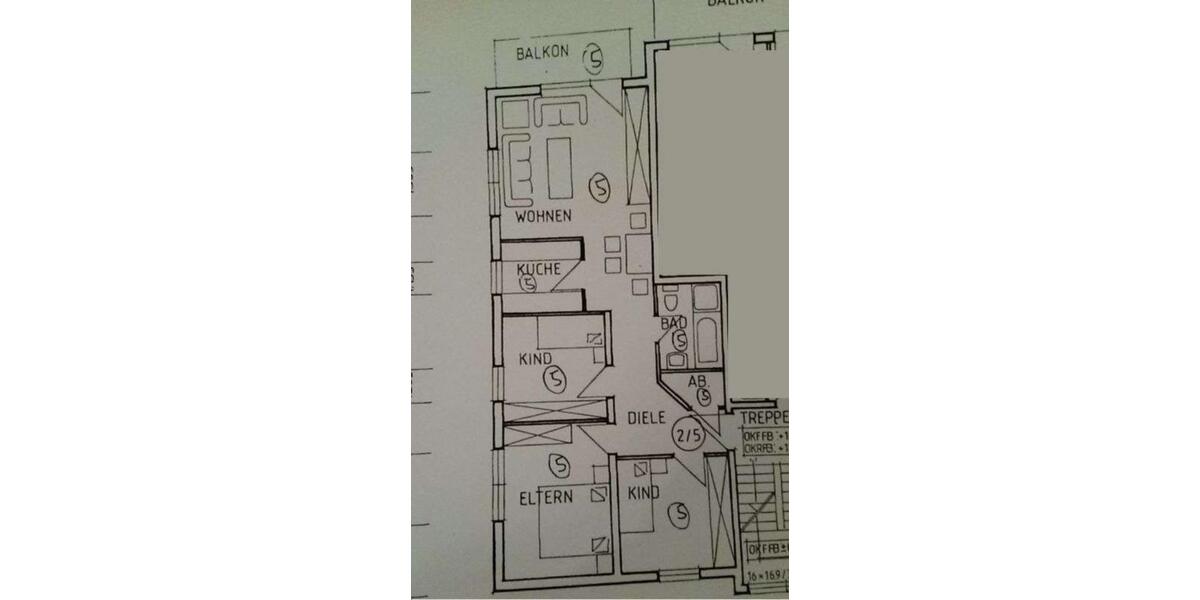 Etagenwohnung Glauburg - 4 Zimmer, 81 m&sup2;, 695&euro; | Angebot:24639528