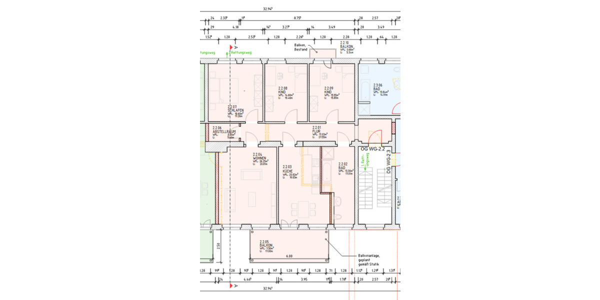 Etagenwohnung Lauta - 4 Zimmer, 136 m&sup2;, 1.159&euro; | Angebot:24395963