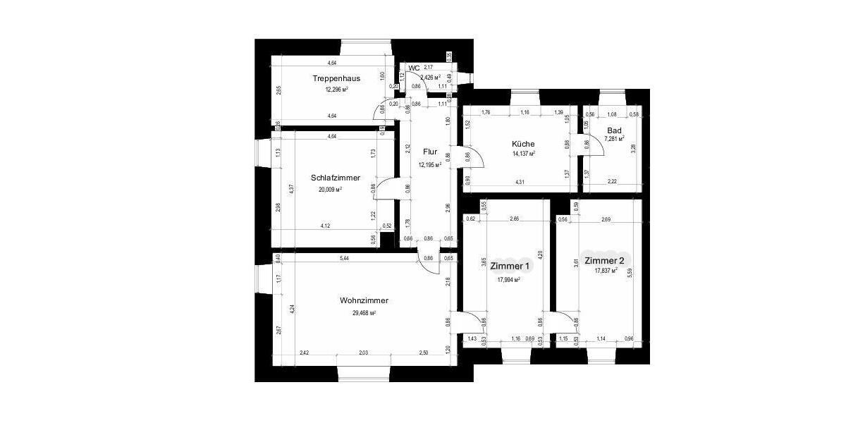 Etagenwohnung Efringen-Kirchen Kirchen - 4 Zimmer, 123 m&sup2;, 1.230&euro; | Angebot:25539454