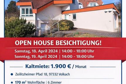 Haus Volkach - 6 Zimmer, 167 m&sup2;, 1.900&euro; | Angebot:26142213