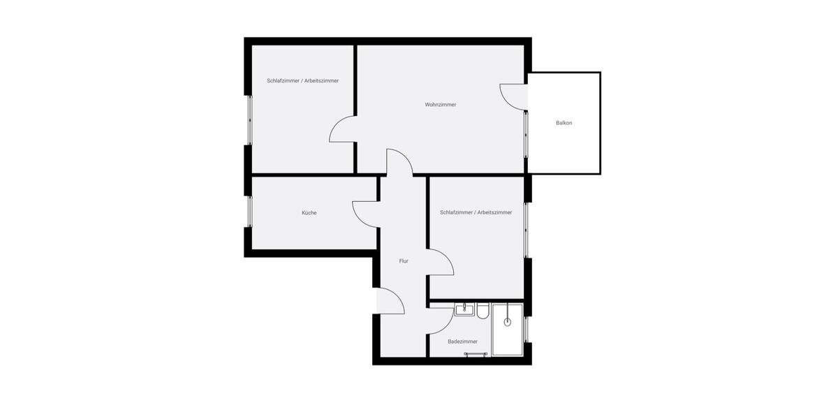Etagenwohnung Köln Nippes - 3 Zimmer, 89 m&sup2;, 1.290&euro; | Angebot:26648409