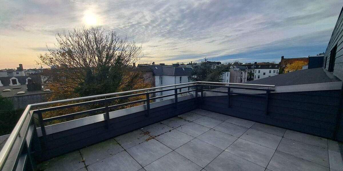 3-Zimmer-Wohnung mit Panorama-Dachterrasse in Südausrichtung über Bremerhaven! 3 zimmer