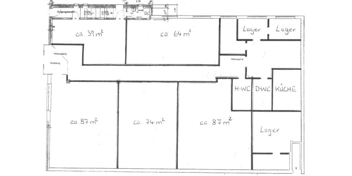 Gewerberäume in Umbau. Flexibel gestaltbar für Büro, Hobbyraum et zimmer