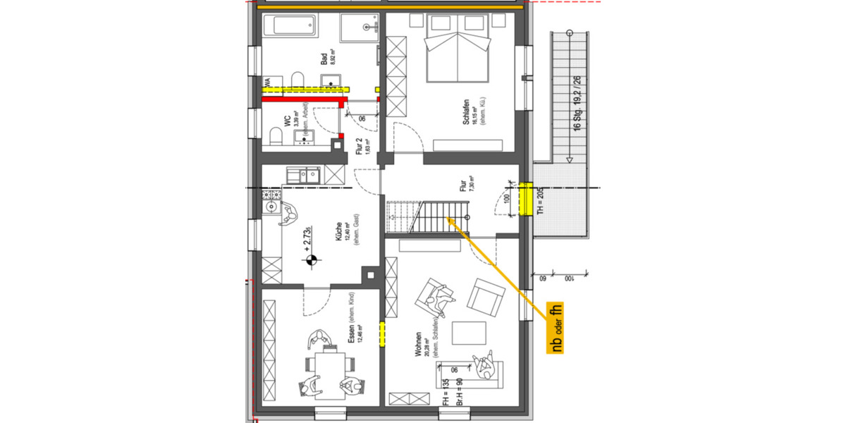 Maisonettenwohnung Monschau - 4 Zimmer, 120 m&sup2;, 1.440&euro; | Angebot:24862635