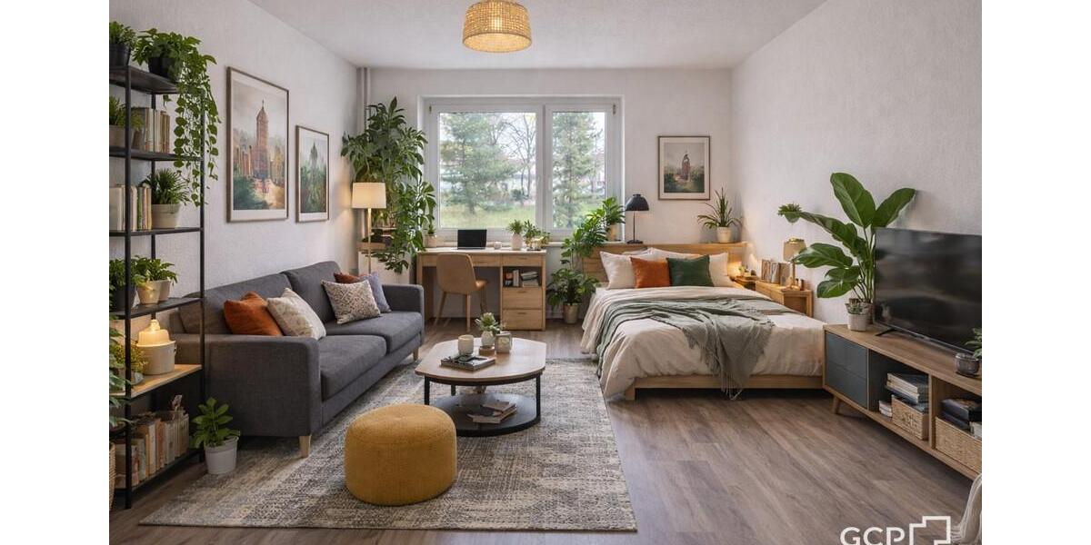 Etagenwohnung Brandenburg an der Havel - 1 Zimmer, 24 m&sup2;, 266&euro; | Angebot:26249125