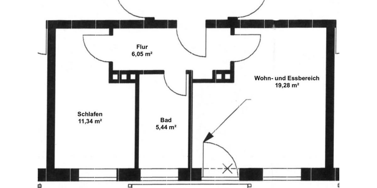 Etagenwohnung München Schwabing-West - 2 Zimmer, 45 m&sup2;, 1.950&euro; | Angebot:26691317