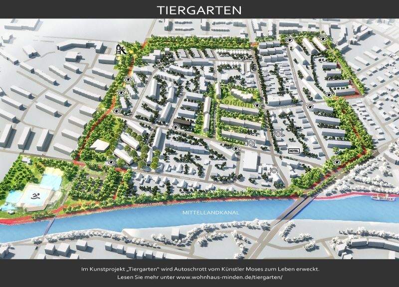 Etagenwohnung Minden Innenstadt - 4 Zimmer, 86 m&sup2;, 849&euro; | Angebot:25661423