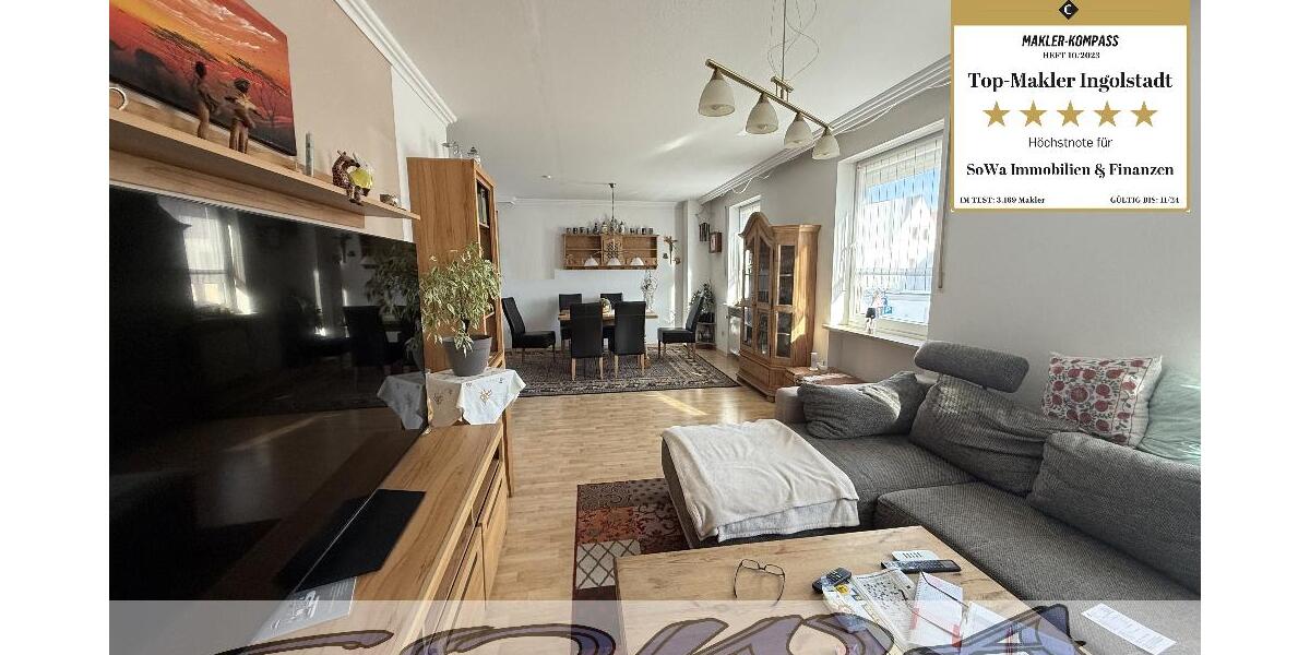 Stadtwohnung! Großzügige 3,5 Zimmer Wohnung mit Balkon in der Stadtmitte in Neuburg - Ein neues Zuhause von SOWA Immobilien und Finanzen Ihr Experte vor Ort 3.5 zimmer