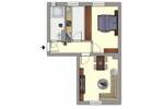 Etagenwohnung Brandenburg an der Havel Görden - 2 Zimmer, 45 m&sup2;, 375&euro; | Angebot:26841876
